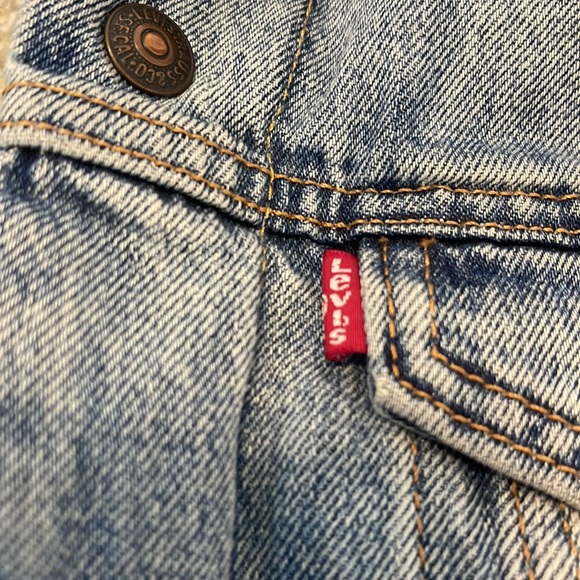 LEVI’S STRAUSS & Co. Original Sherpa lined w hand pockets JACKET size MEDIUM - Picture 11 of 16